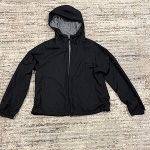 Uniqlo Black Windbreaker Jacket
